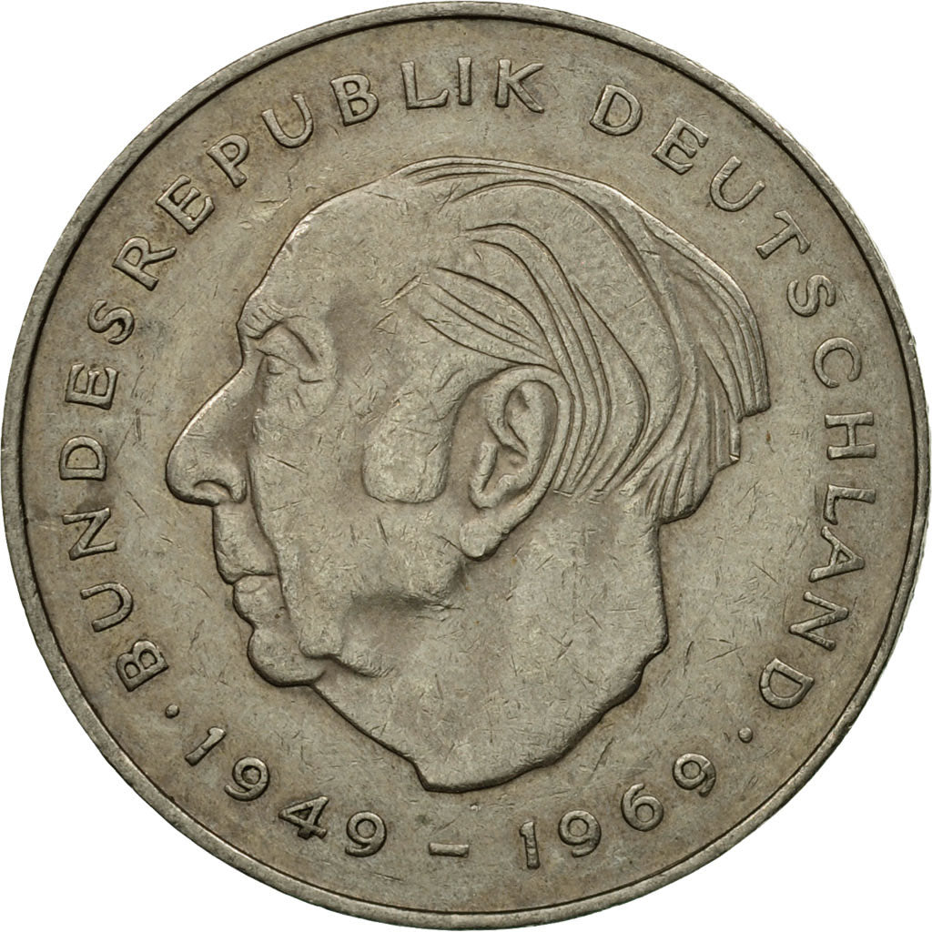Coin, GERMANY - FEDERAL REPUBLIC, 2 Mark, 1986, Stuttgart, EF(40-45)