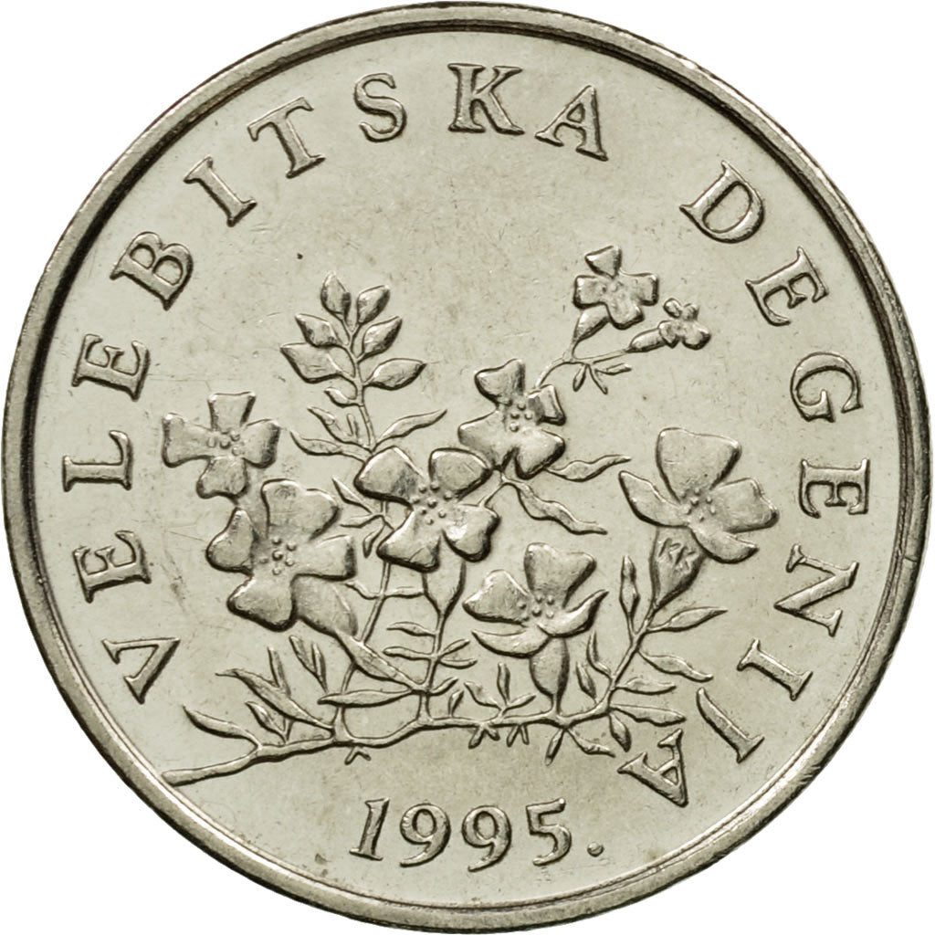 Coin, Croatia, 50 Lipa, 1995, EF(40-45), Nickel plated steel, KM:8