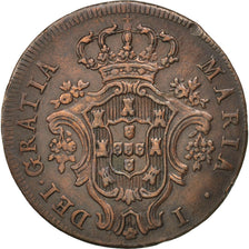 Coin, Portugal, Maria I, 5 Reis, V, 1791, AU(50-53), Copper, KM:305