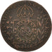 BRAZIL, 40 Reis, 1828, Cuiaba, KM #364.1, VF(30-35), Copper, 4.69