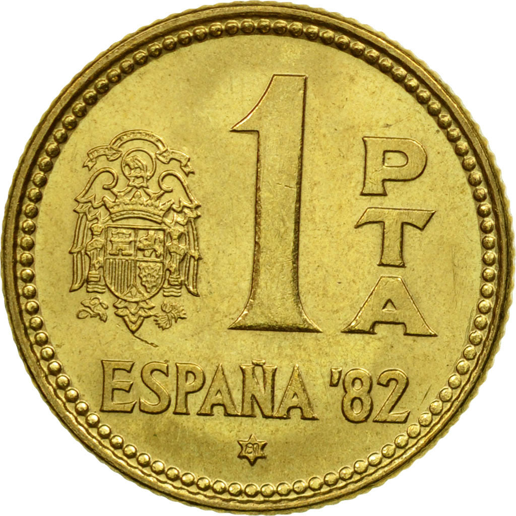 Münze, Spanien, Juan Carlos I, Peseta, 1981, VZ, Aluminum-Bronze, KM:816