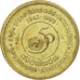 Coin, Sri Lanka, 5 Rupees, 1995, EF(40-45), Aluminum-Bronze, KM:156