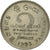 Munten, Sri Lanka, 2 Rupees, 1993, ZF, Copper-nickel, KM:147
