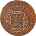 Moneda, Angola, Macuta, 1814, MBC, Cobre, KM:46
