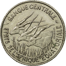 Monnaie, États de l'Afrique équatoriale, 100 Francs, 1967, Paris, SUP, Nickel