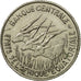 Monnaie, États de l'Afrique équatoriale, 100 Francs, 1967, Paris, SUP, Nickel