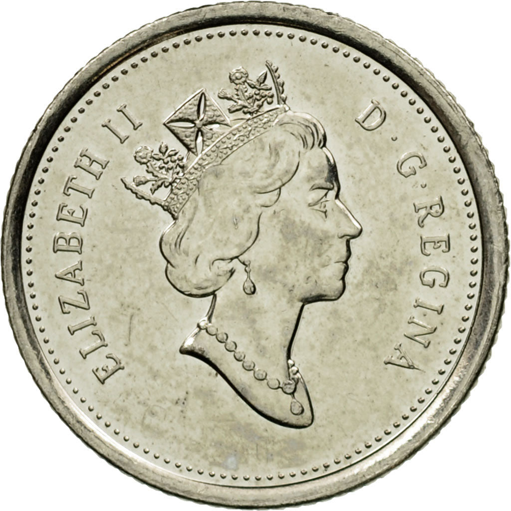 Coin, Canada, Elizabeth II, 10 Cents, 1998, Royal Canadian Mint, Ottawa