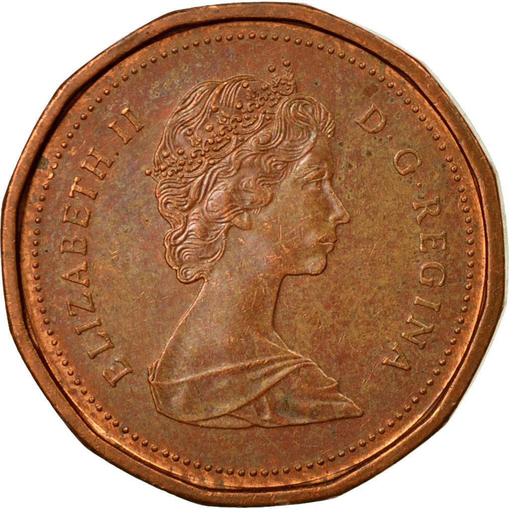 Coin, Canada, Elizabeth II, Cent, 1986, Royal Canadian Mint, Ottawa, EF(40-45)
