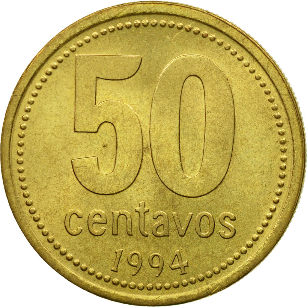 Moneta, Argentina, 50 Centavos, 1994, Buenos Aires, SPL-, Alluminio-bronzo