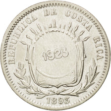 Coin, Costa Rica, 50 Centimos, 1923, Birmingham, England, EF(40-45), Silver
