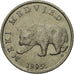 Monnaie, Croatie, 5 Kuna, 1995, TTB, Copper-Nickel-Zinc, KM:11
