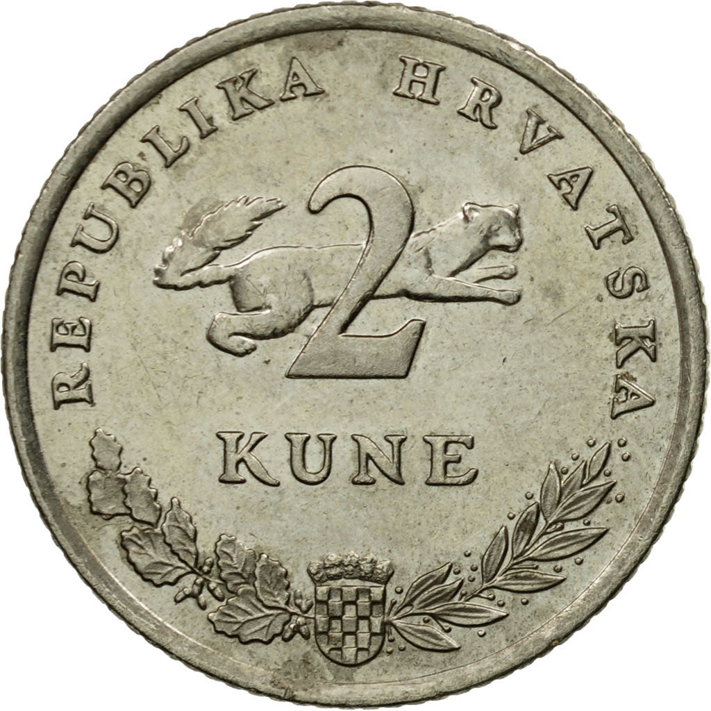 Münze, Kroatien, 2 Kune, 2005, SS, Copper-Nickel-Zinc, KM:10