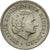 Moneda, Países Bajos, Juliana, 10 Cents, 1957, EBC, Níquel, KM:182
