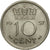 Moneda, Países Bajos, Juliana, 10 Cents, 1957, EBC, Níquel, KM:182