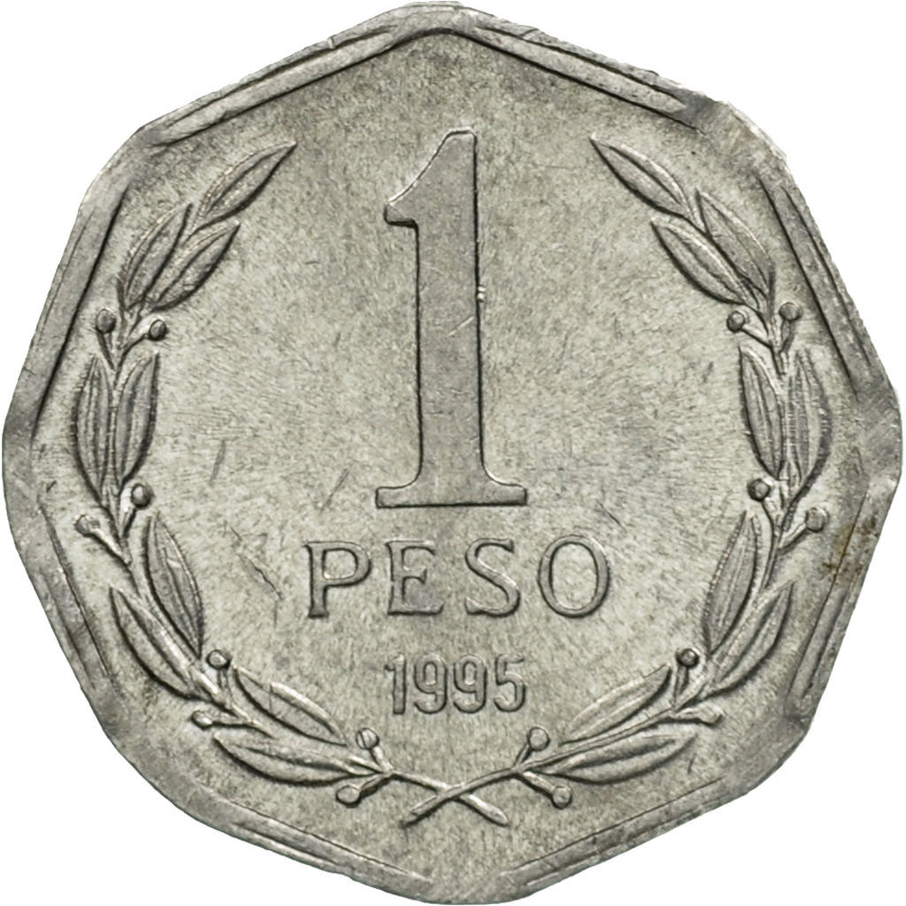 Münze, Chile, Peso, 1995, Santiago, SS, Aluminium, KM:231