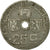 Monnaie, Belgique, 25 Centimes, 1944, TB+, Zinc, KM:132