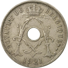 Coin, Belgium, 25 Centimes, 1921, EF(40-45), Copper-nickel, KM:68.1