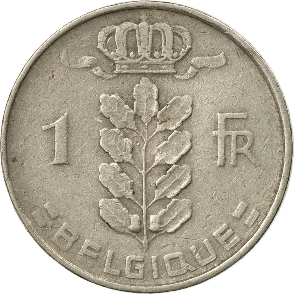 Coin, Belgium, Franc, 1955, EF(40-45), Copper-nickel, KM:142.1