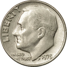 Moneta, Stati Uniti, Roosevelt Dime, Dime, 1975, U.S. Mint, Philadelphia, BB
