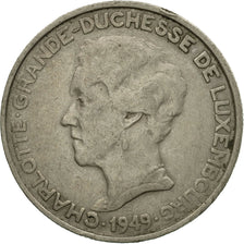 Coin, Luxembourg, Charlotte, 5 Francs, 1949, EF(40-45), Copper-nickel, KM:50