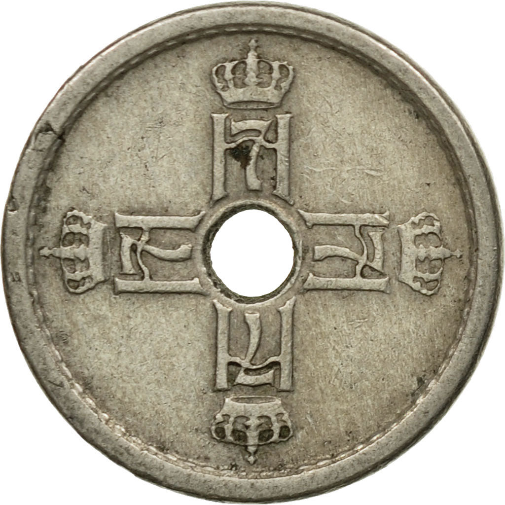 Monnaie, Norvège, Haakon VII, 25 Öre, 1947, TTB, Copper-nickel, KM:384