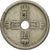 Moneta, Norvegia, Haakon VII, 25 Öre, 1947, BB, Rame-nichel, KM:384