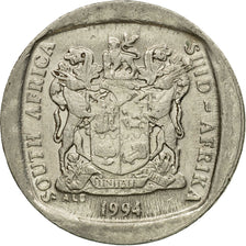 Monnaie, Afrique du Sud, Rand, 1994, TTB, Nickel Plated Copper, KM:138