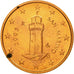 San Marino, Euro Cent, 2005, SPL-, Acciaio placcato rame, KM:440