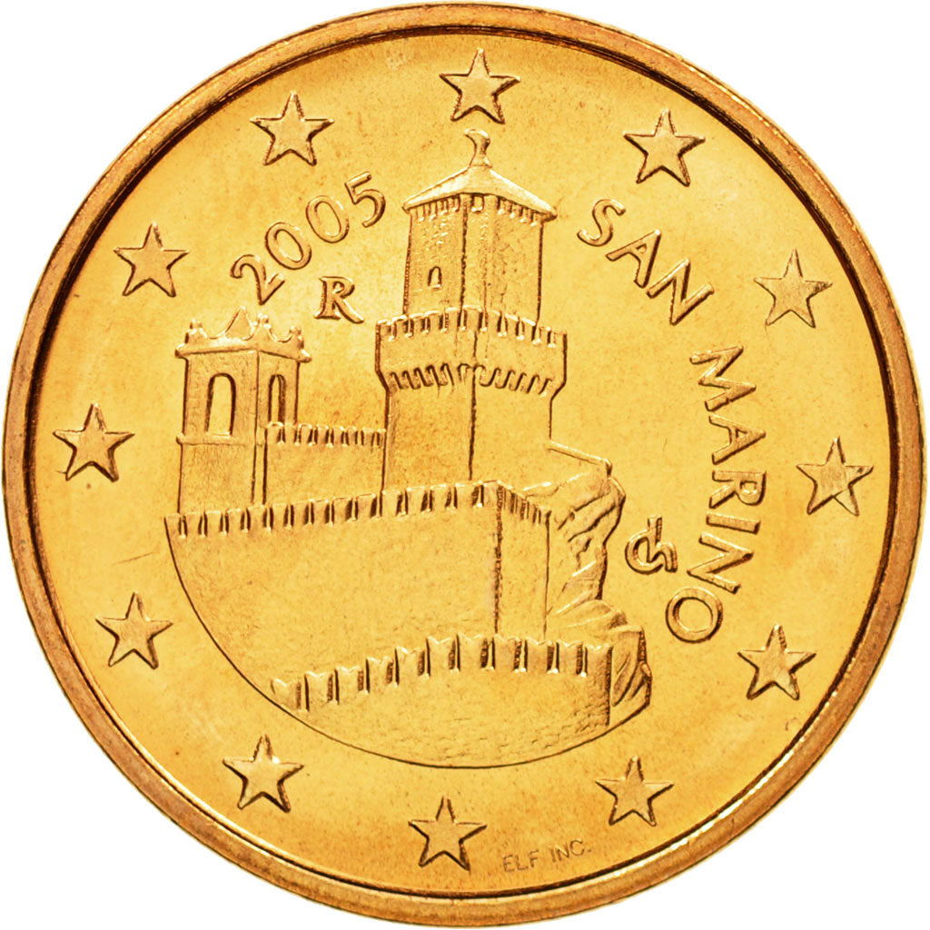San Marino, 5 Euro Cent, 2005, MS(65-70), Copper Plated Steel, KM:442