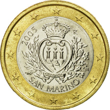 San Marino, Euro, 2005, MS(65-70), Bi-Metallic, KM:446