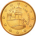 San Marino, 5 Euro Cent, 2007, MS(65-70), Copper Plated Steel, KM:442
