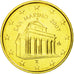 San Marino, 10 Euro Cent, 2007, MS(65-70), Brass, KM:443