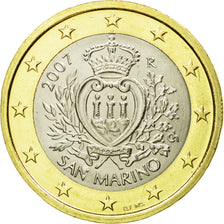 San Marino, Euro, 2007, MS(65-70), Bi-Metallic, KM:446