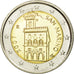 San Marino, 2 Euro, 2007, MS(65-70), Bi-Metallic, KM:447