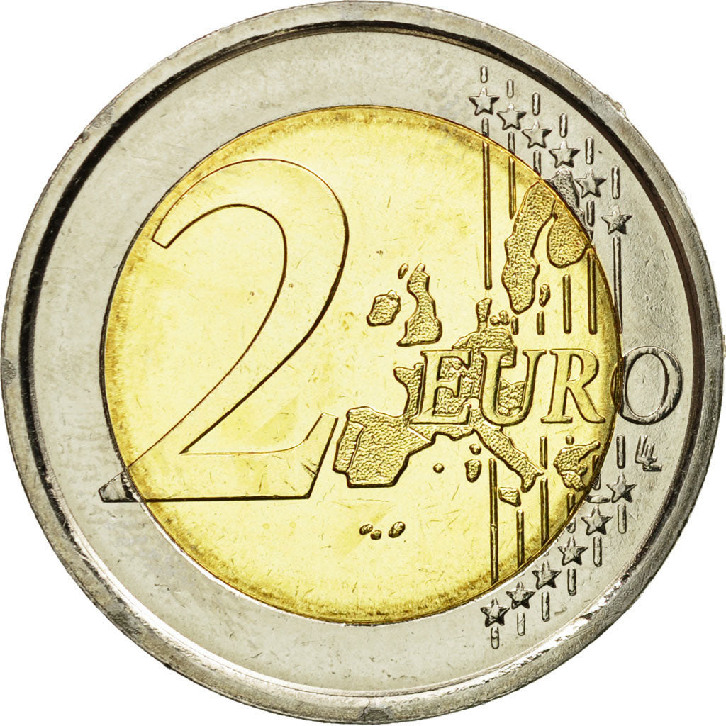 San Marino, 2 Euro, 2007, MS(65-70), Bi-Metallic, KM:447
