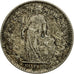 Coin, Switzerland, Franc, 1960, Bern, EF(40-45), Silver, KM:24