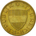 Coin, Austria, 50 Groschen, 1989, EF(40-45), Aluminum-Bronze, KM:2885