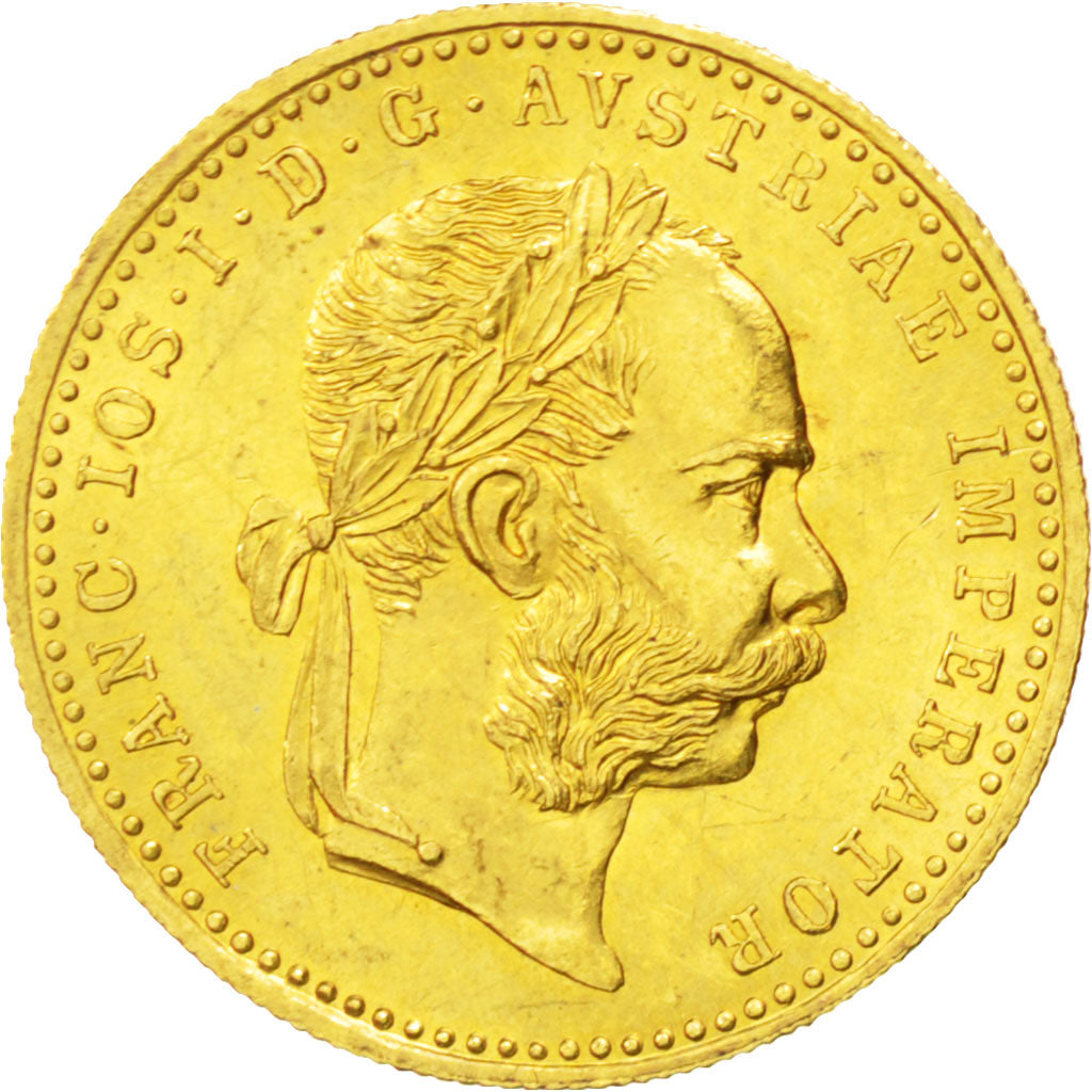 AUSTRIA, Ducat, 1915, KM #2267, MS(63), Gold, 3.48