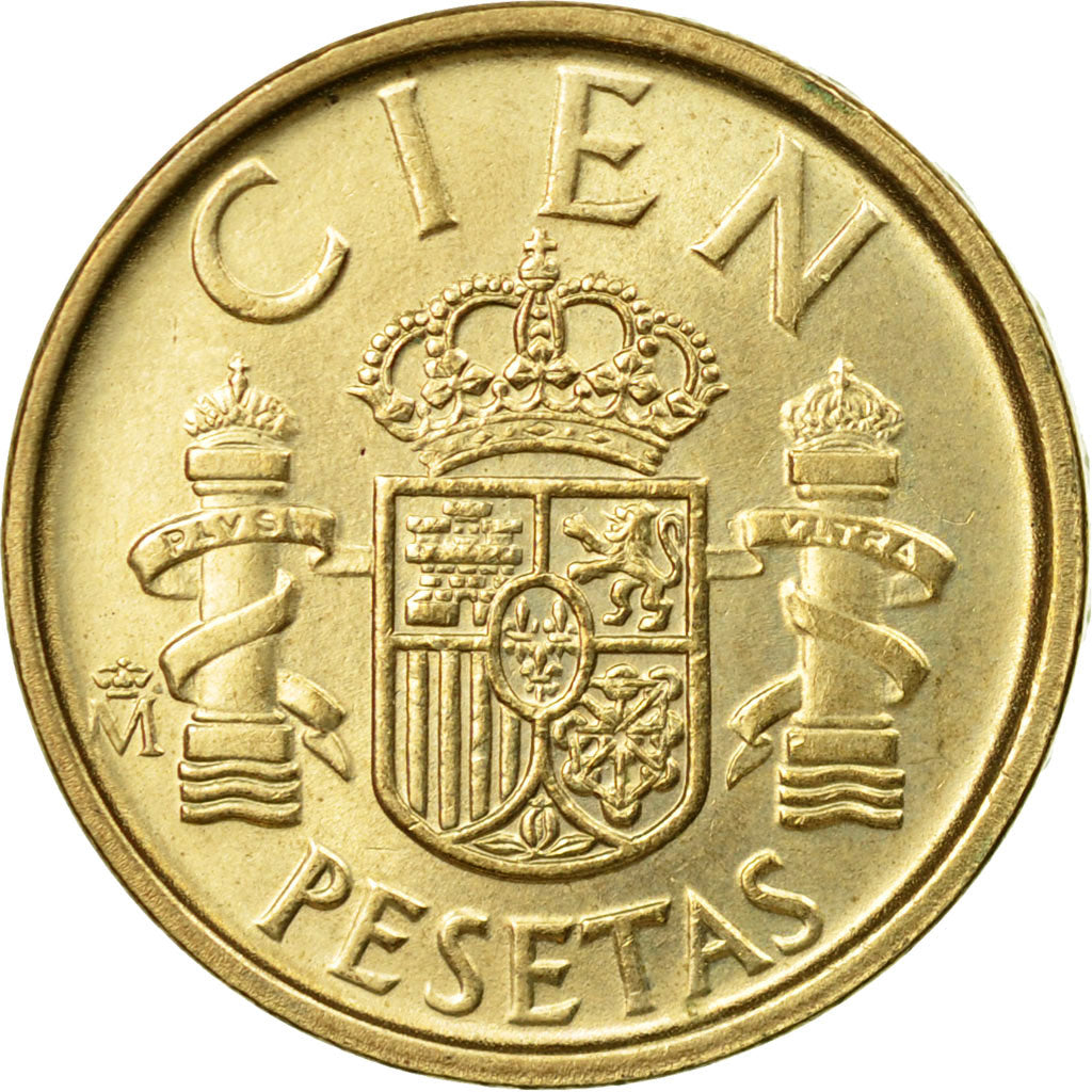 Monnaie, Espagne, Juan Carlos I, 100 Pesetas, 1989, Madrid, SUP