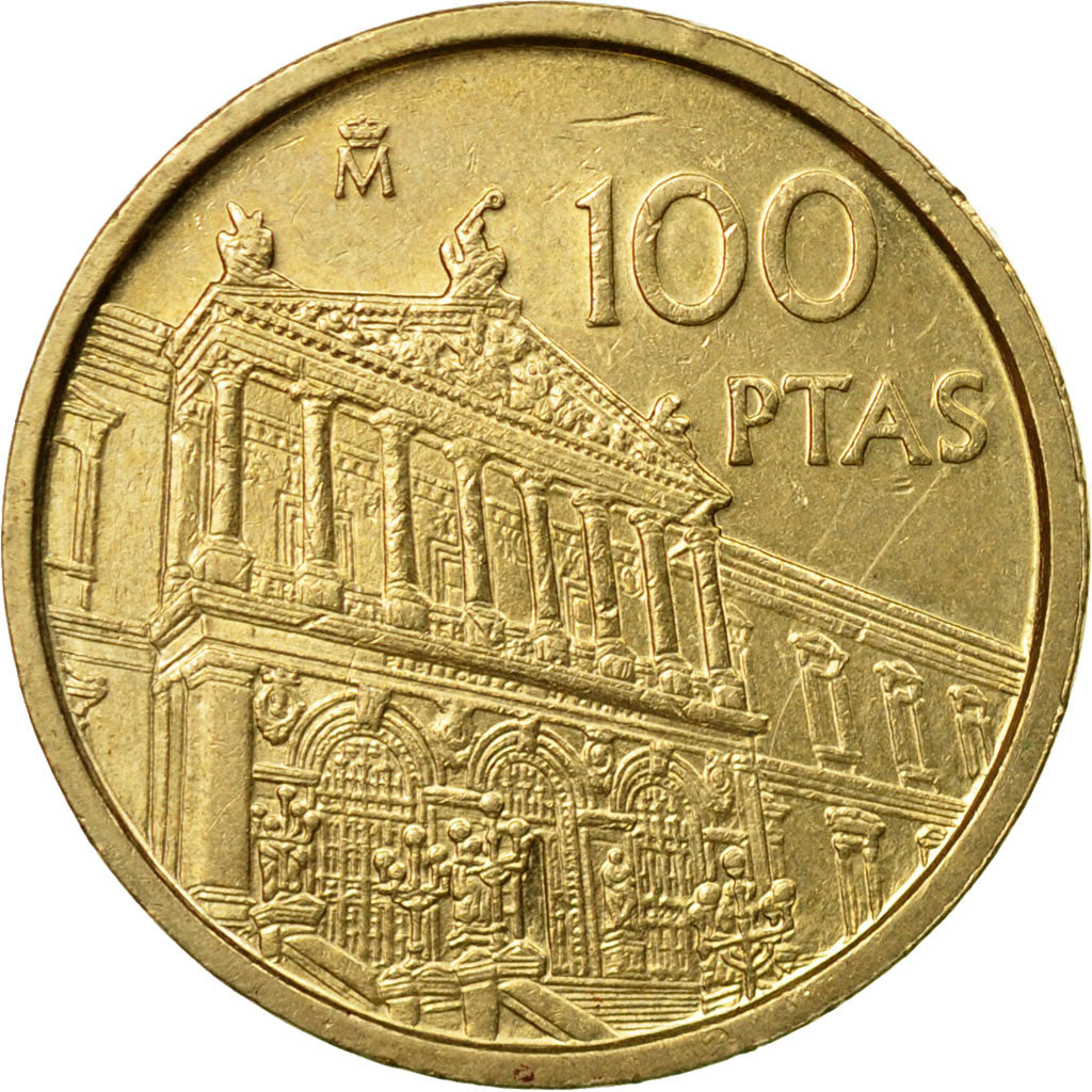Coin, Spain, Juan Carlos I, 100 Pesetas, 1996, Madrid, AU(55-58)