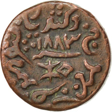 INDIA-INDEPENDENT KINGDOMS, Trambiyo, 1883, KM #30, EF(40-45), Copper, 3.34