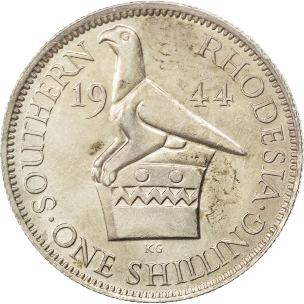 SOUTHERN RHODESIA, Shilling, 1944, KM #18a, AU(55-58), Silver, 23.6, 5.60