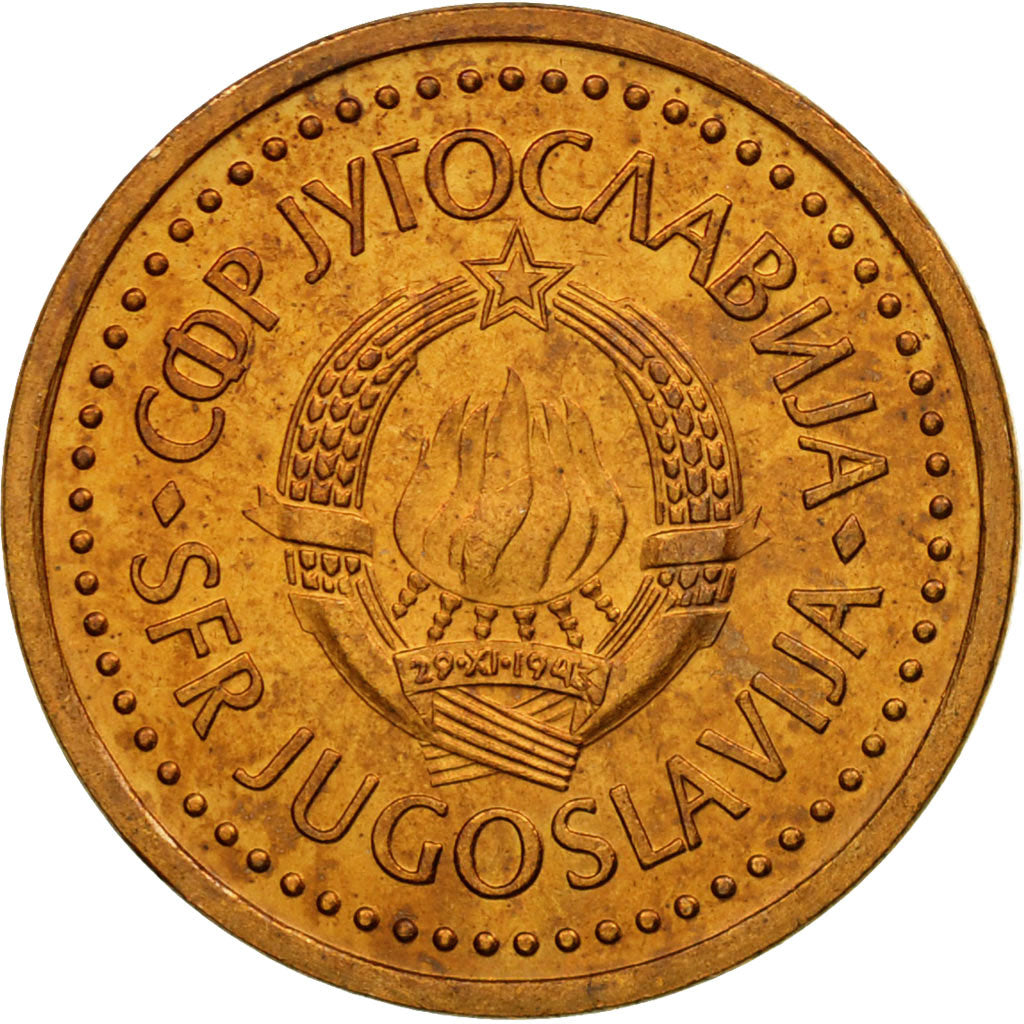 Coin, Yugoslavia, 50 Para, 1982, EF(40-45), Bronze, KM:85