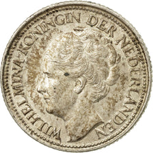 Coin, Netherlands, Wilhelmina I, 25 Cents, 1941, EF(40-45), Silver, KM:164