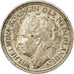 Coin, Netherlands, Wilhelmina I, 25 Cents, 1941, EF(40-45), Silver, KM:164