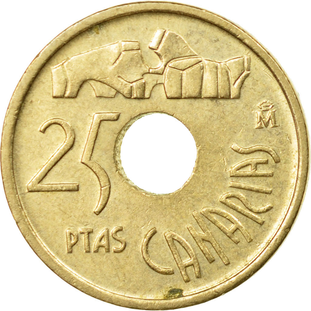 Moneda, España, Juan Carlos I, 25 Pesetas, 1994, Madrid, MBC, Aluminio -