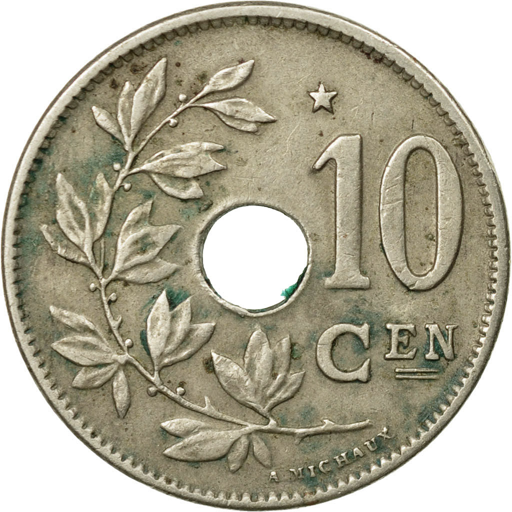 Münze, Belgien, 10 Centimes, 1930, SS, Nickel-brass, KM:96