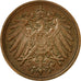 Coin, GERMANY - EMPIRE, Wilhelm II, Pfennig, 1894, Stuttgart, VF(30-35), Copper