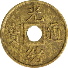 CHINA, Cash, 1906, Kuang, KM #191, MS(60-62), Brass, 1.24