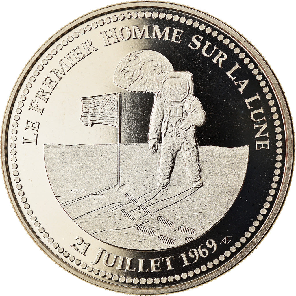 France, Medal, Apollo 11, Le Premier Homme sur la Lune, Sciences & Technologies